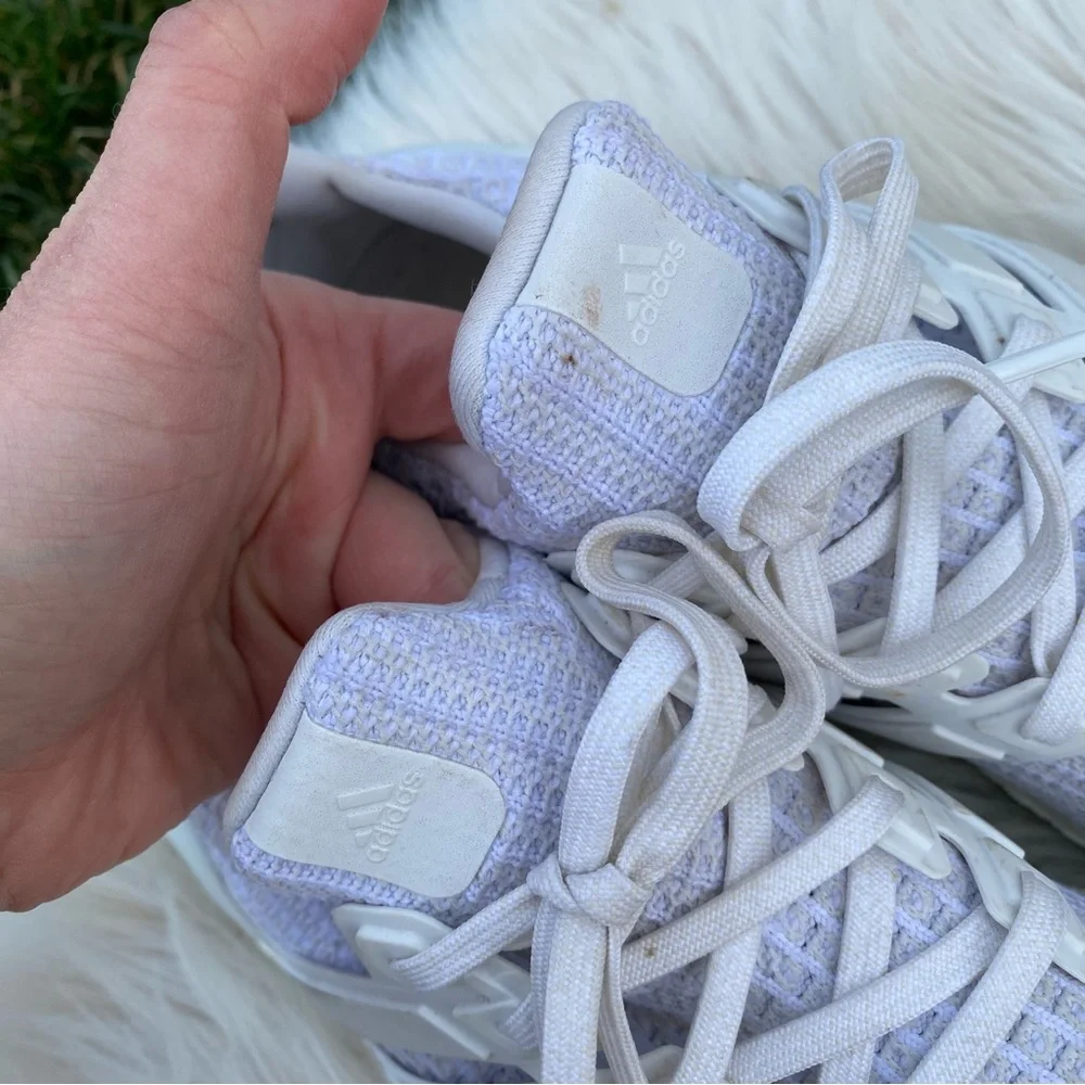 Adidas Ultra Boost 3.0 white sneakers 8.5